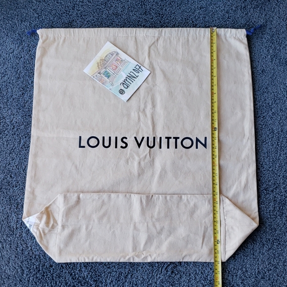 louis vuitton drawstring dust bag